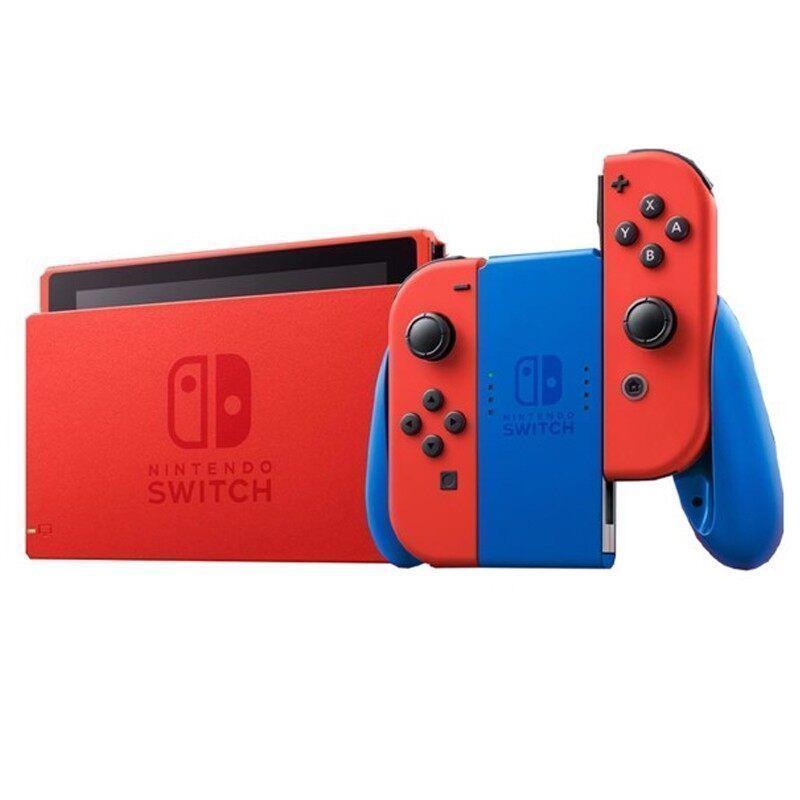 Nintendo Switch 32gb Edición Mario Rojo Y Azul-1