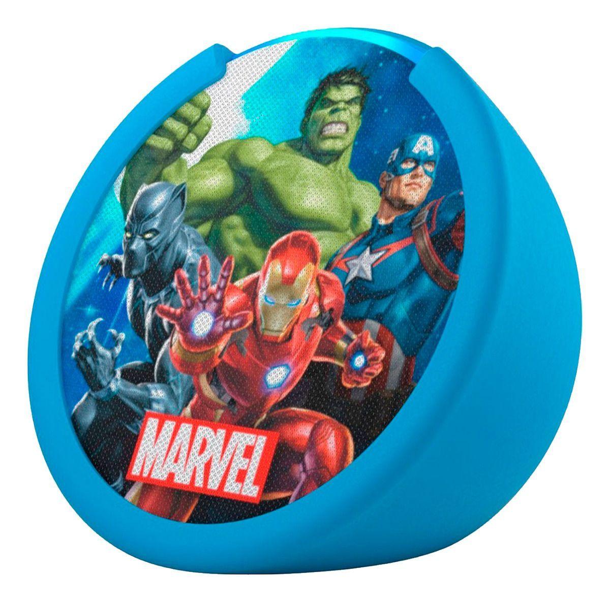 Bocina Asistente De Voz Alexa Amazon Echo Pop Kids Marvel-0