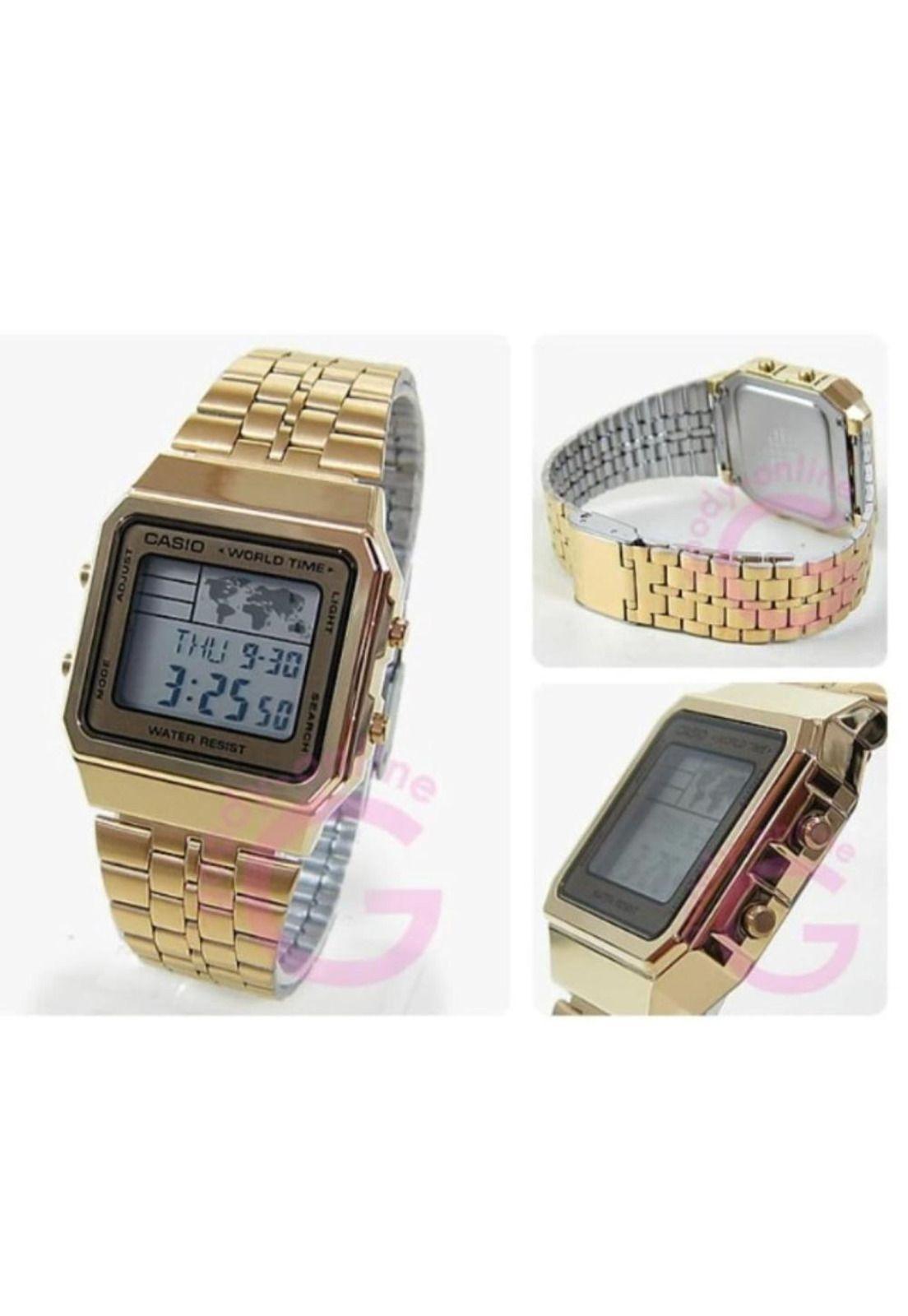 Reloj A-500wga-9 Hombre Digital Metal-5