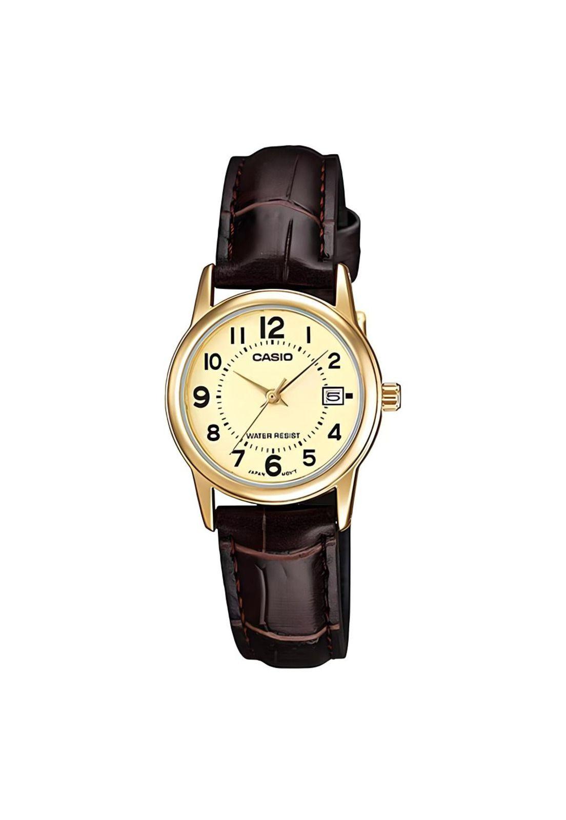 Reloj Ltp-V002gl-9b Mujer Analogo Cuero-0
