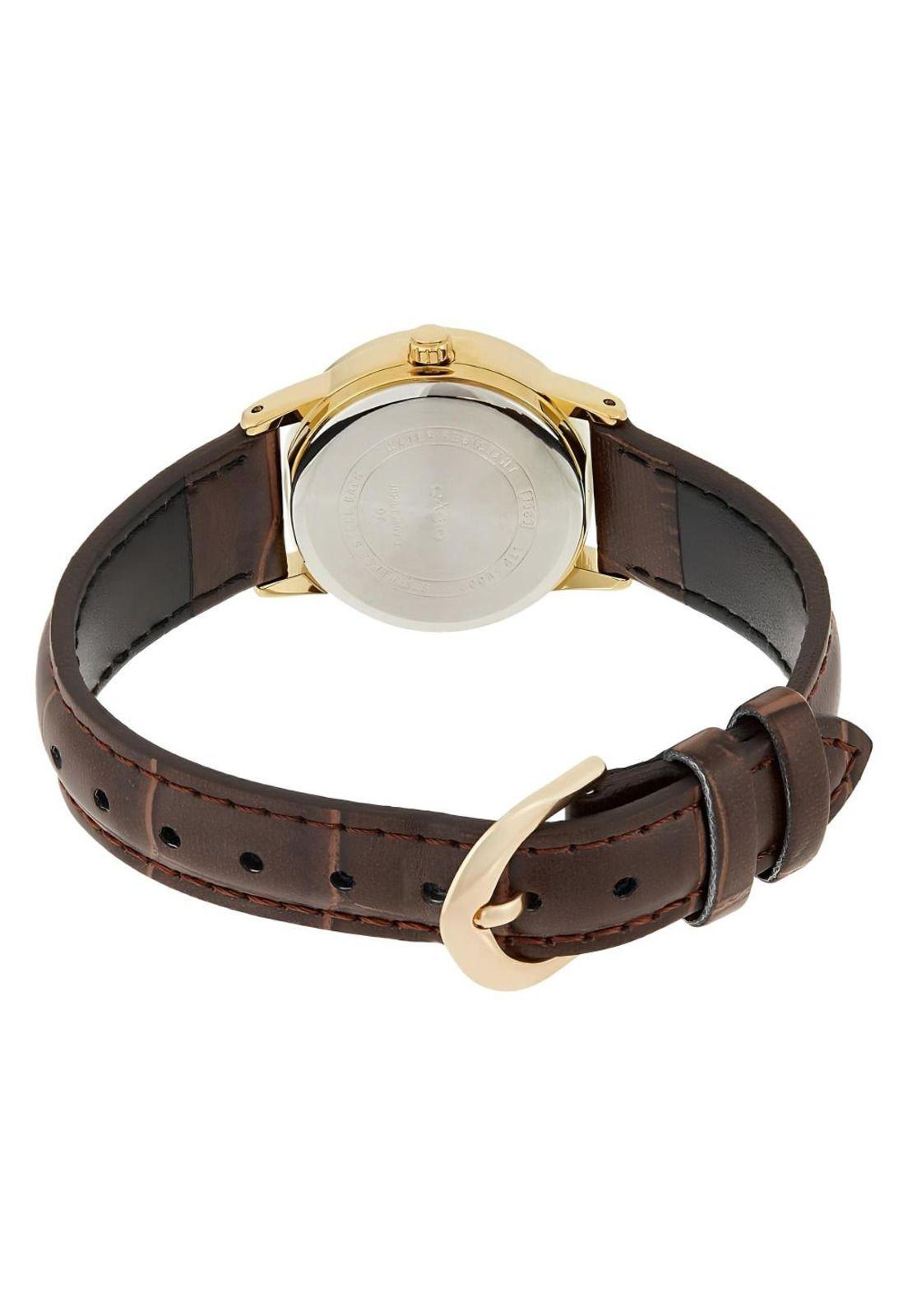 Reloj Ltp-V002gl-9b Mujer Analogo Cuero-1