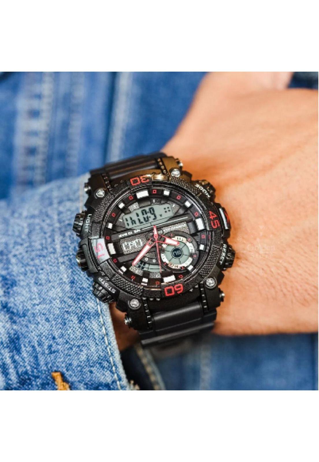 Reloj Gw87j011y Hombre Analogo Digital Resina-4
