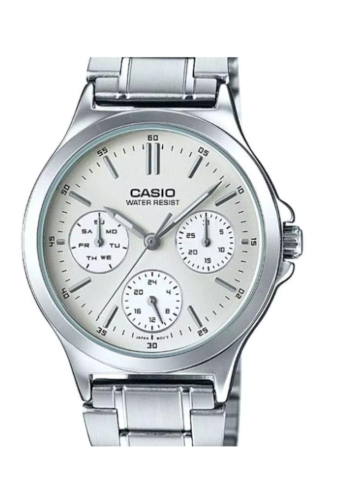 Reloj Mtp-V300d-7a Hombre Analogo Metal-4