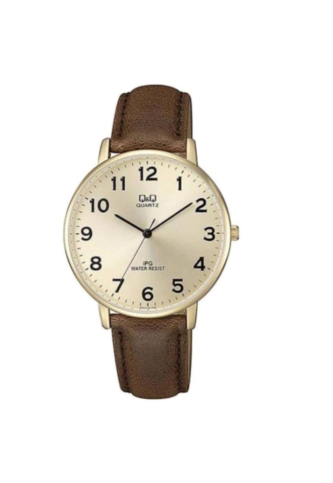 Reloj Qz00j103y Hombre Analogo Cuero-0