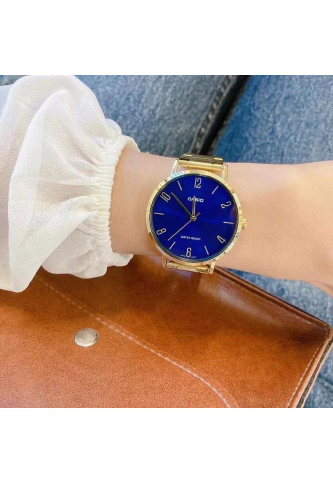 Reloj Ltp-Vt01g-2b Mujer Analogo Metal-2