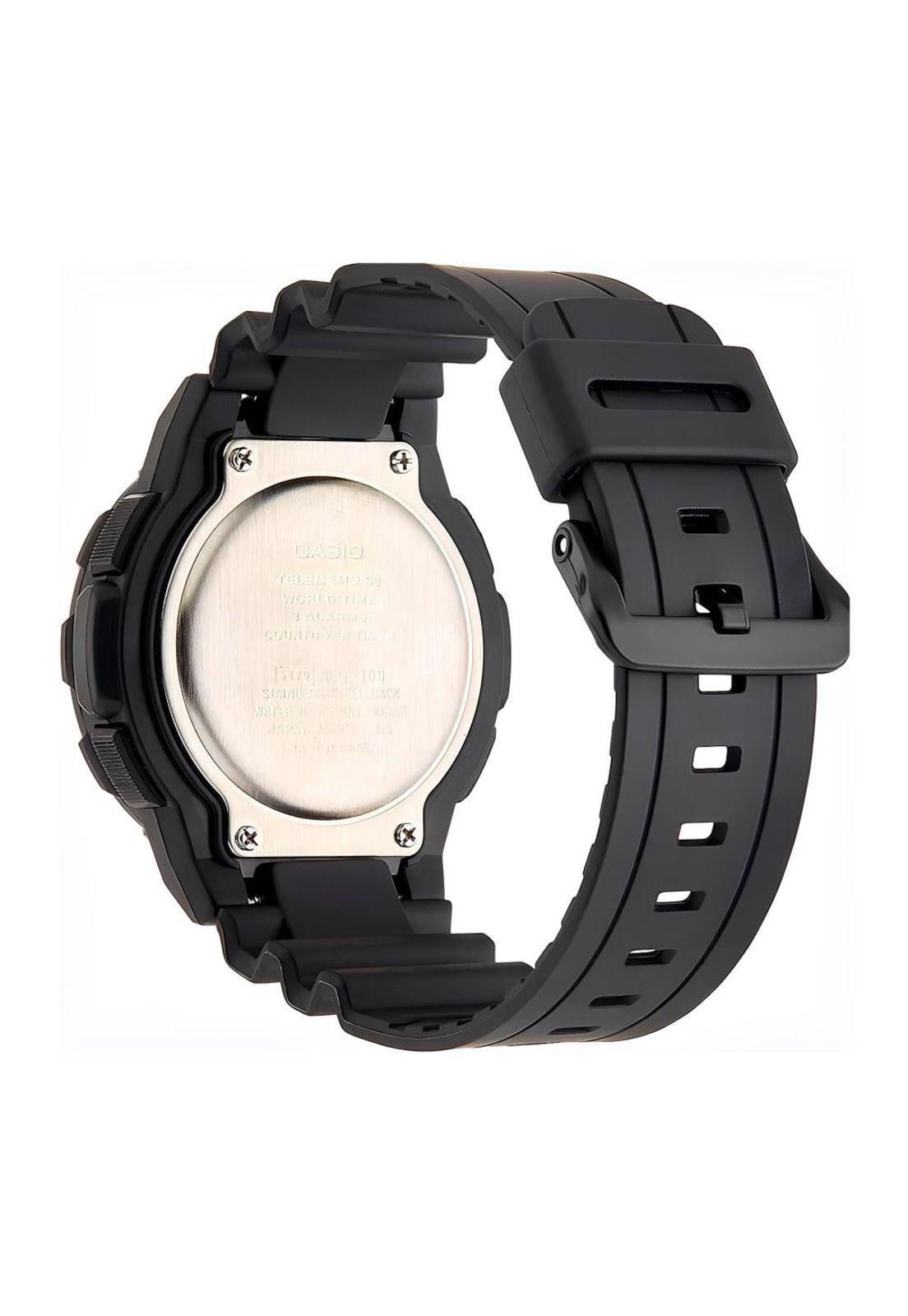 Reloj Aeq-100w-1av Hombre Analogo Digital Resina-1