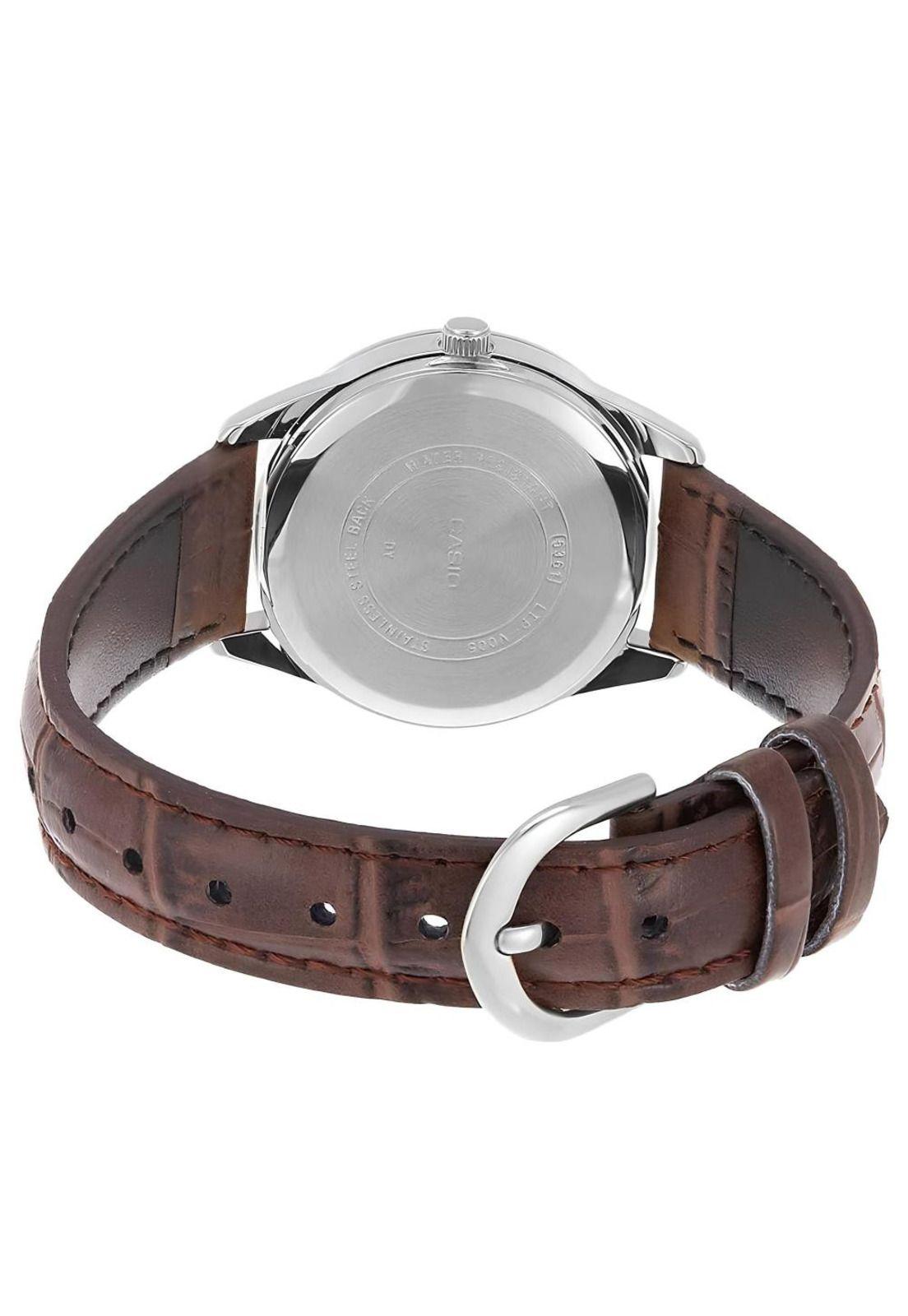 Reloj Ltp-V005l-7b3 Mujer Analogo Cuero-2