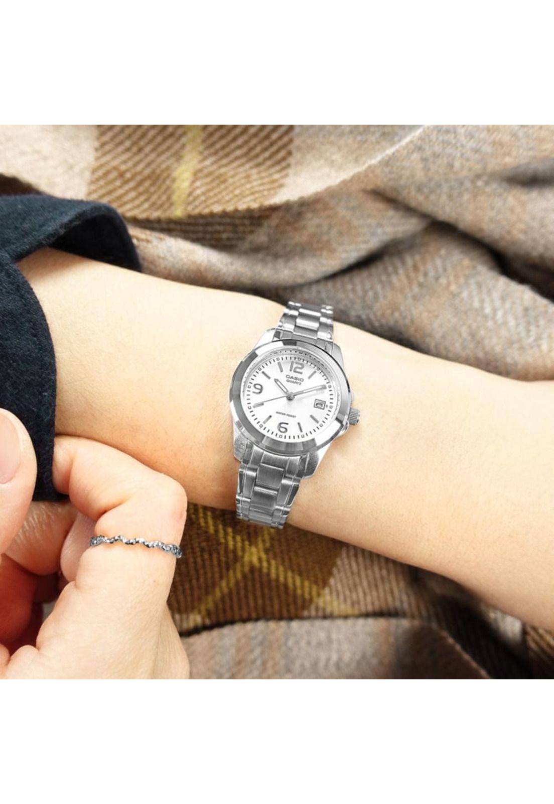 Reloj Ltp-1215a-7a Mujer Analogo Metal-3