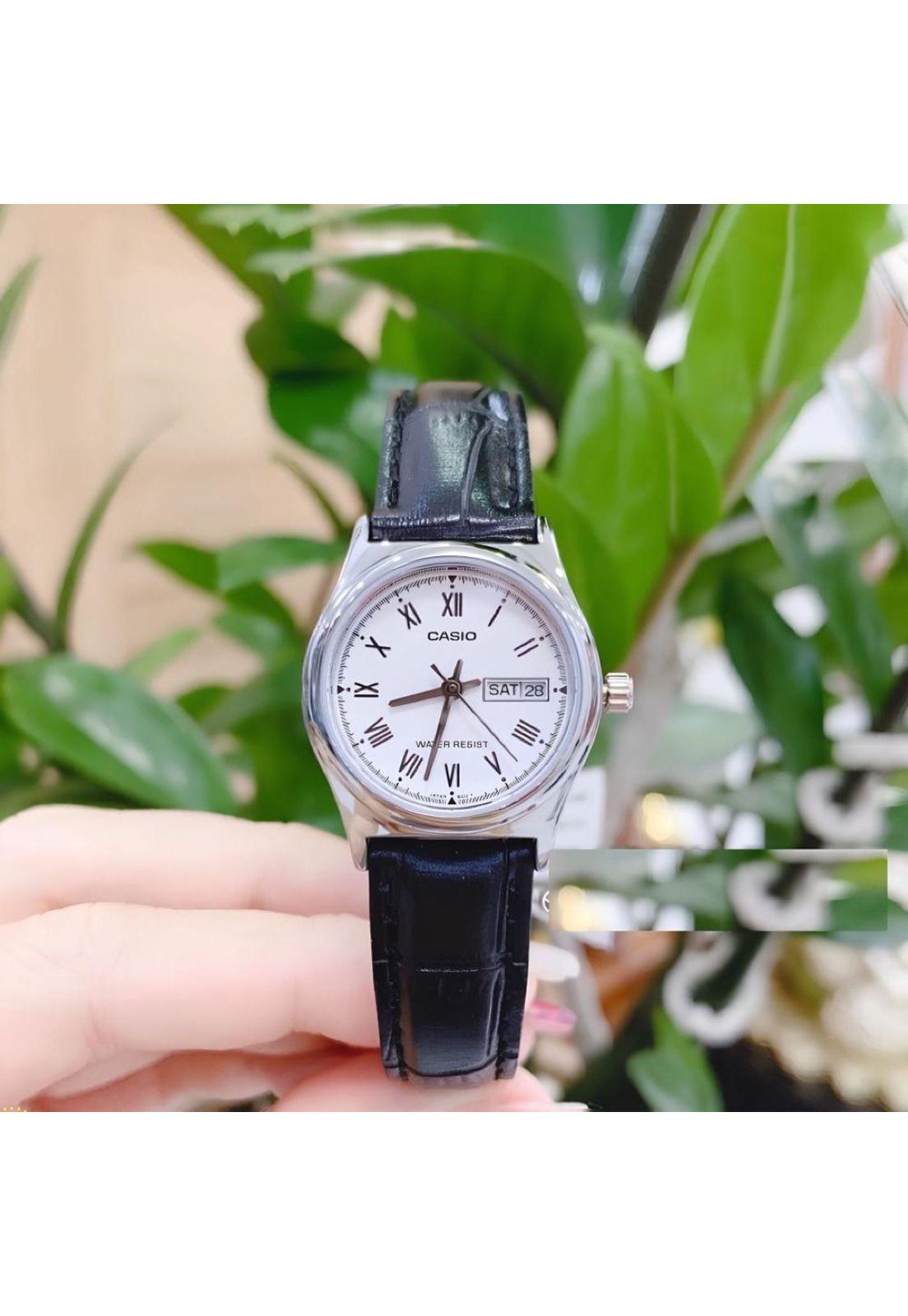 Reloj Ltp-V006l-7b Mujer Analogo Cuero-2