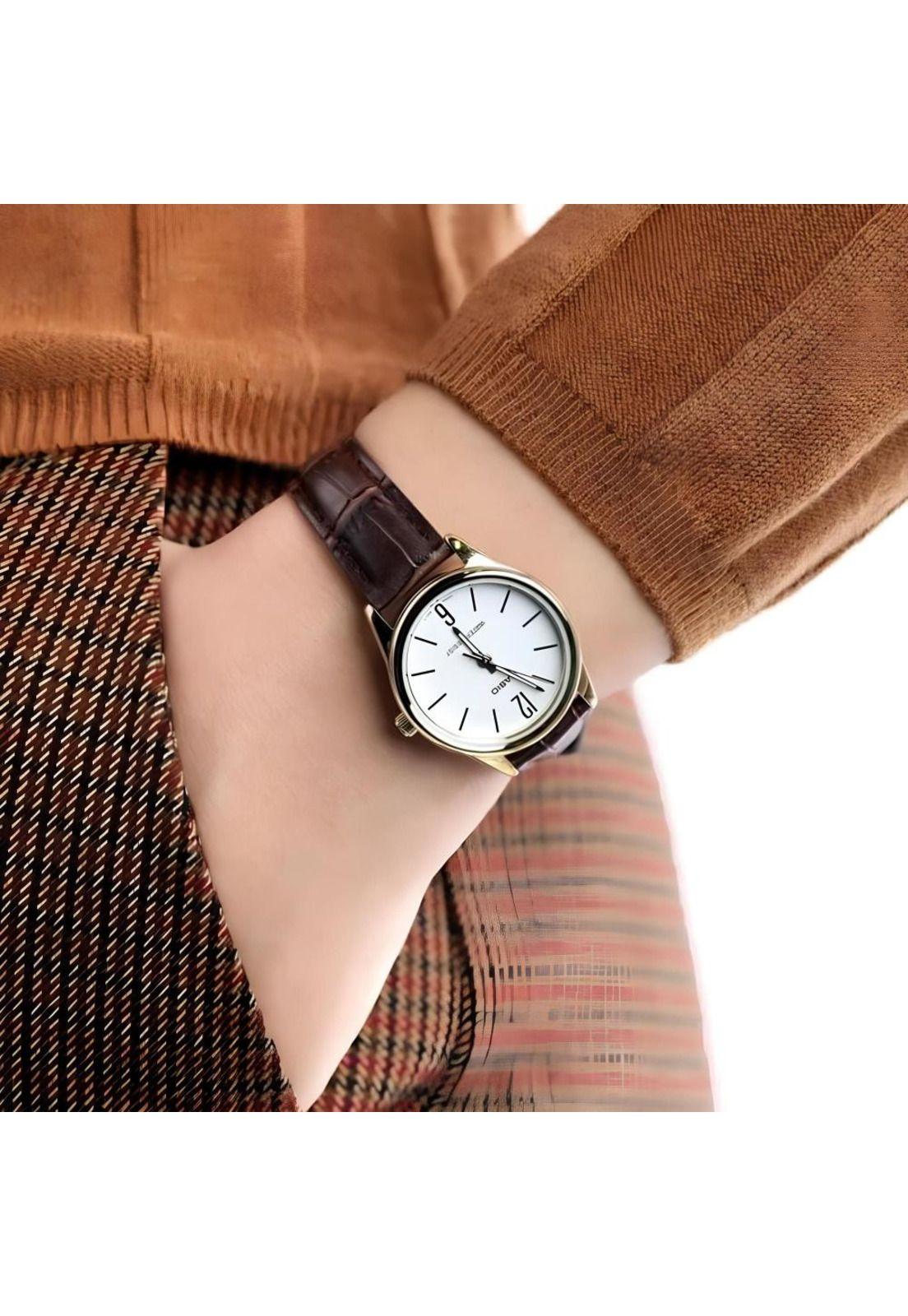 Reloj Ltp-V005gl-7b Mujer Analogo Cuero-3