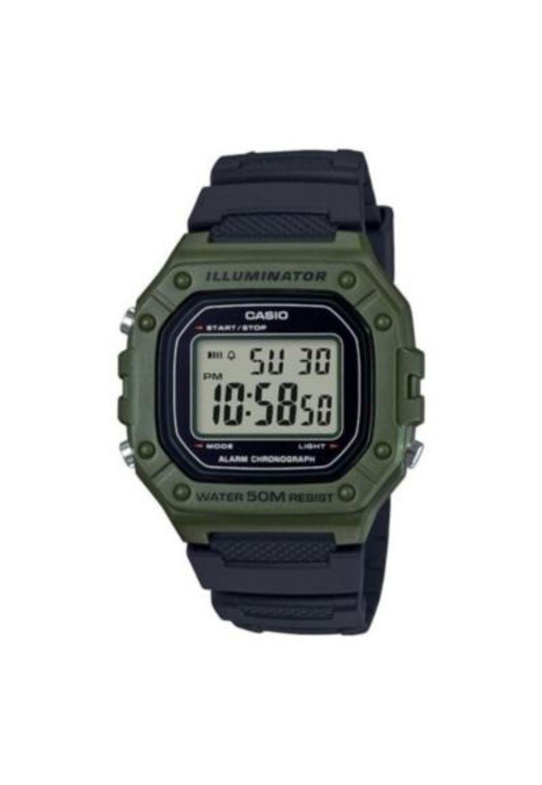Reloj W-218h-3av Hombre Digital Resina-0