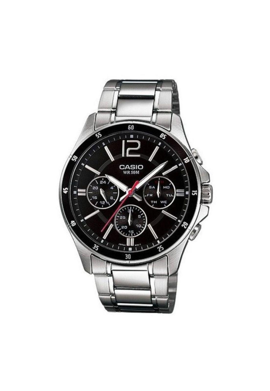 Reloj Mtp-1374d-1av Hombre Analogo Metal-0
