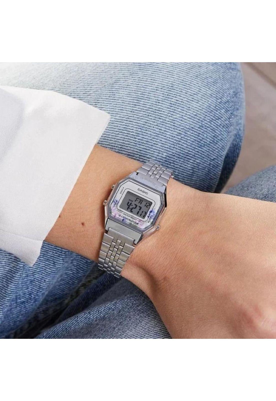Reloj La-680wa-4c Vintage Digital Metal-3
