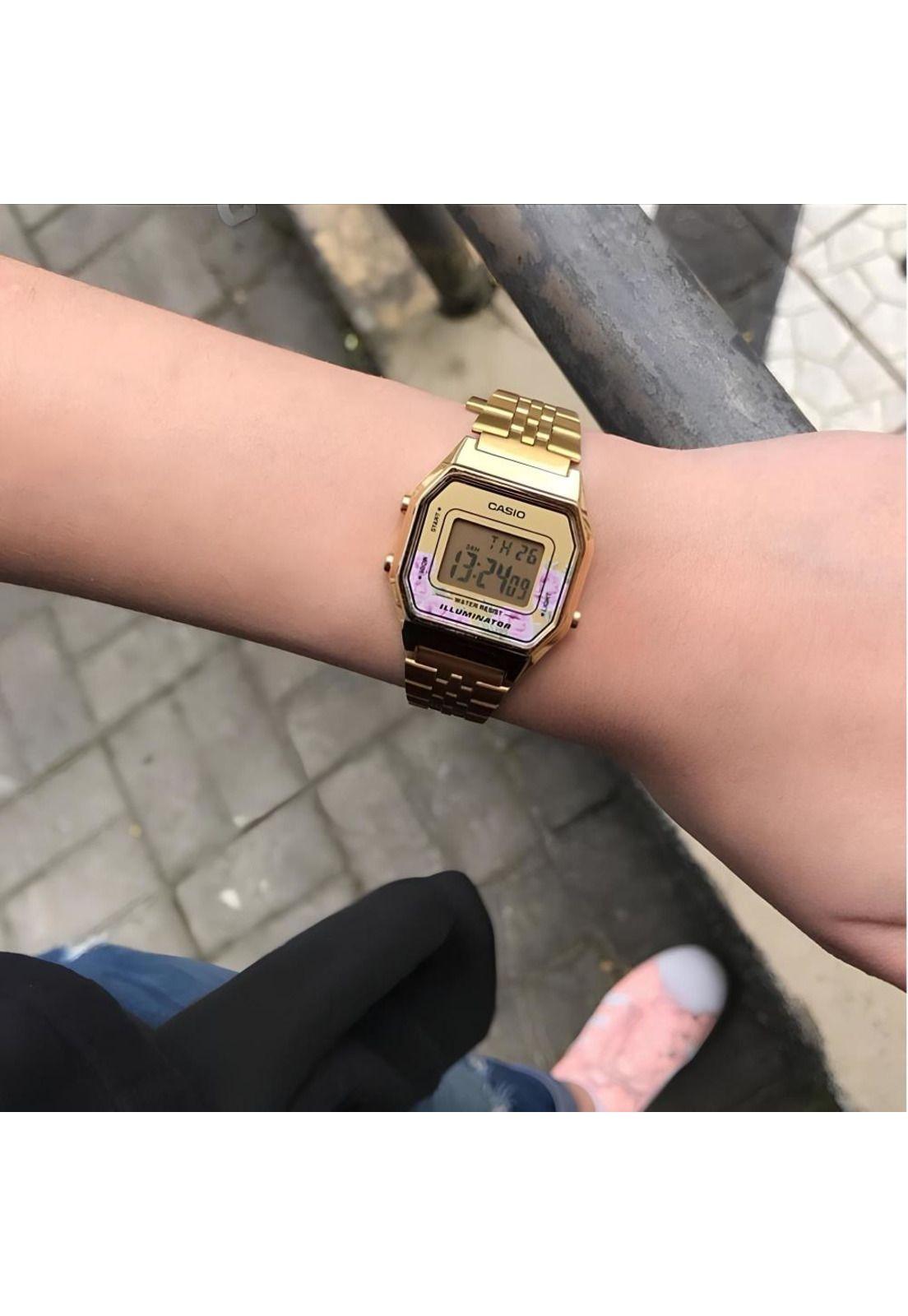 Reloj La-680wga-4c Vintage Digital Metal-2