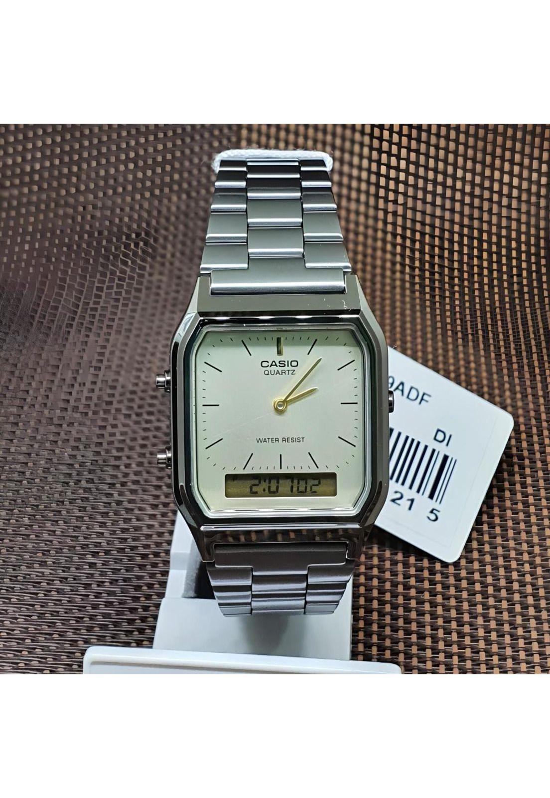 Reloj Aq-230gg-9a Hombre Analogo Digital Metal-2