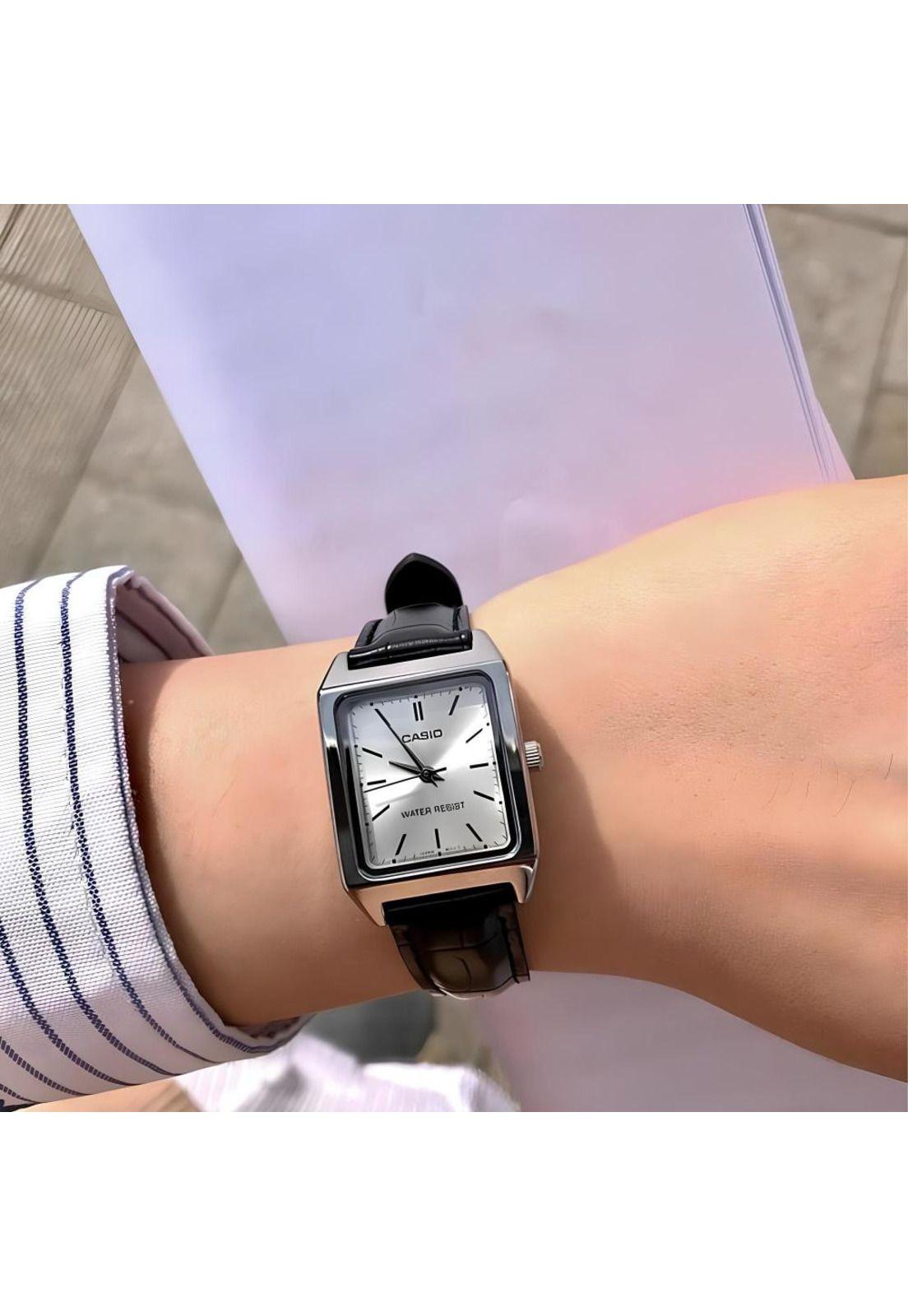 Reloj Ltp-V007l-7e1 Mujer Analogo Cuero C-4