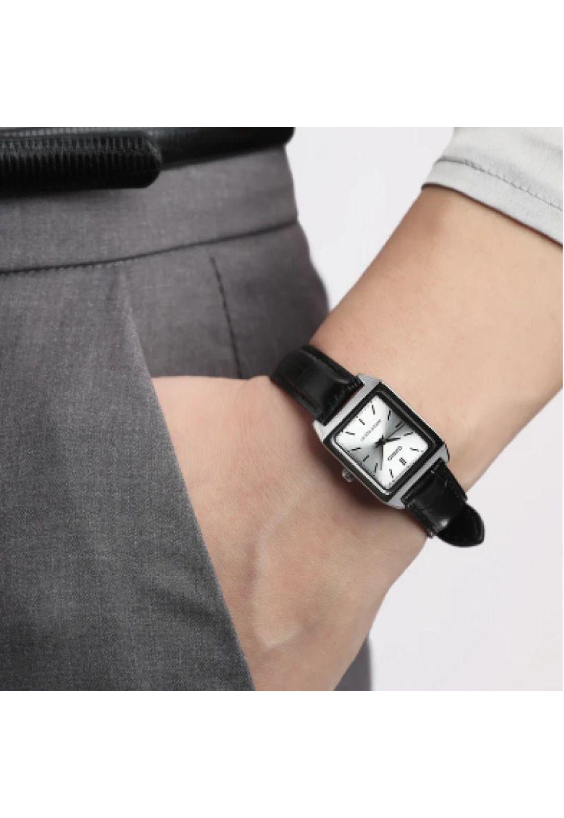 Reloj Ltp-V007l-7e1 Mujer Analogo Cuero C-5