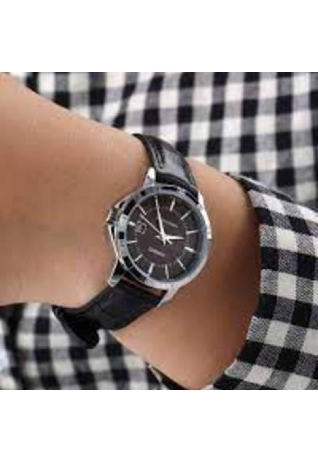 Reloj Ltp-V004l-1b Mujer Analogo Cuero-3