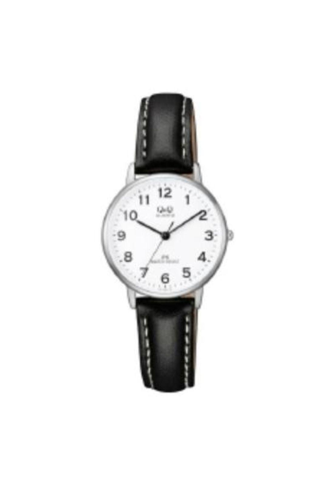 Reloj Qz01j304y Mujer Analogo Cuero-0