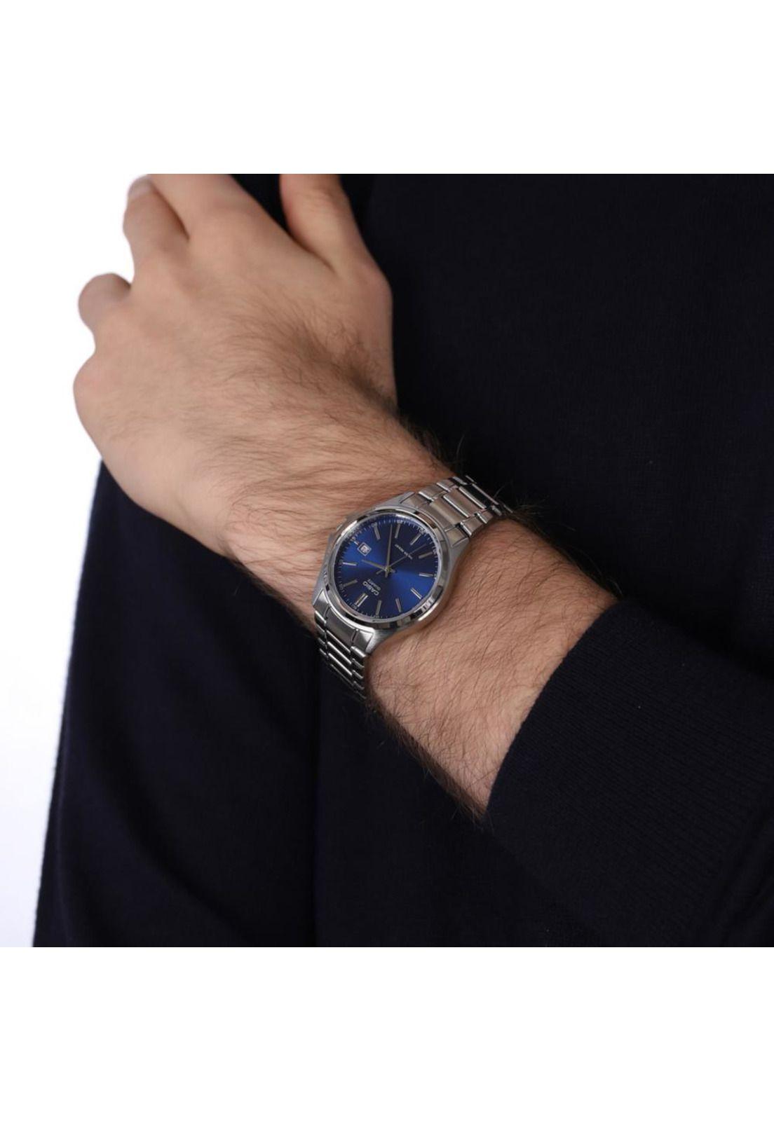 Reloj Mtp-1183a-2a Hombre Analogo Metal-2
