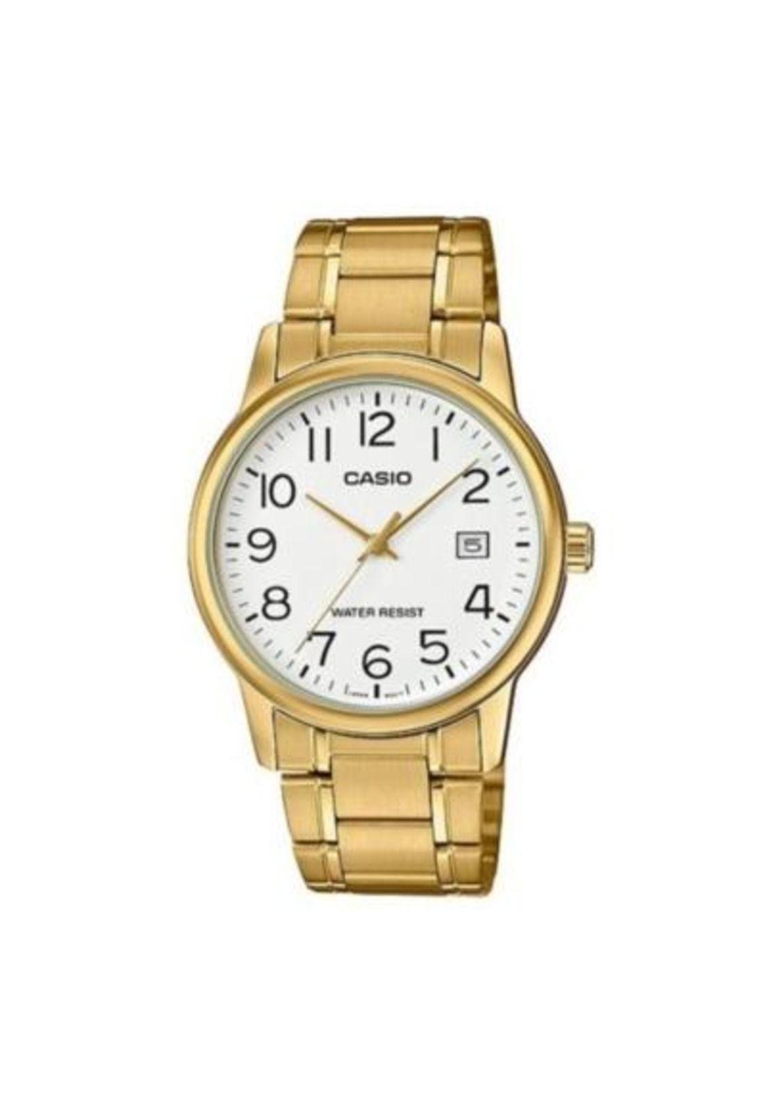 Reloj Mtp-V002g-7b2 Hombre Analogo Metal-0