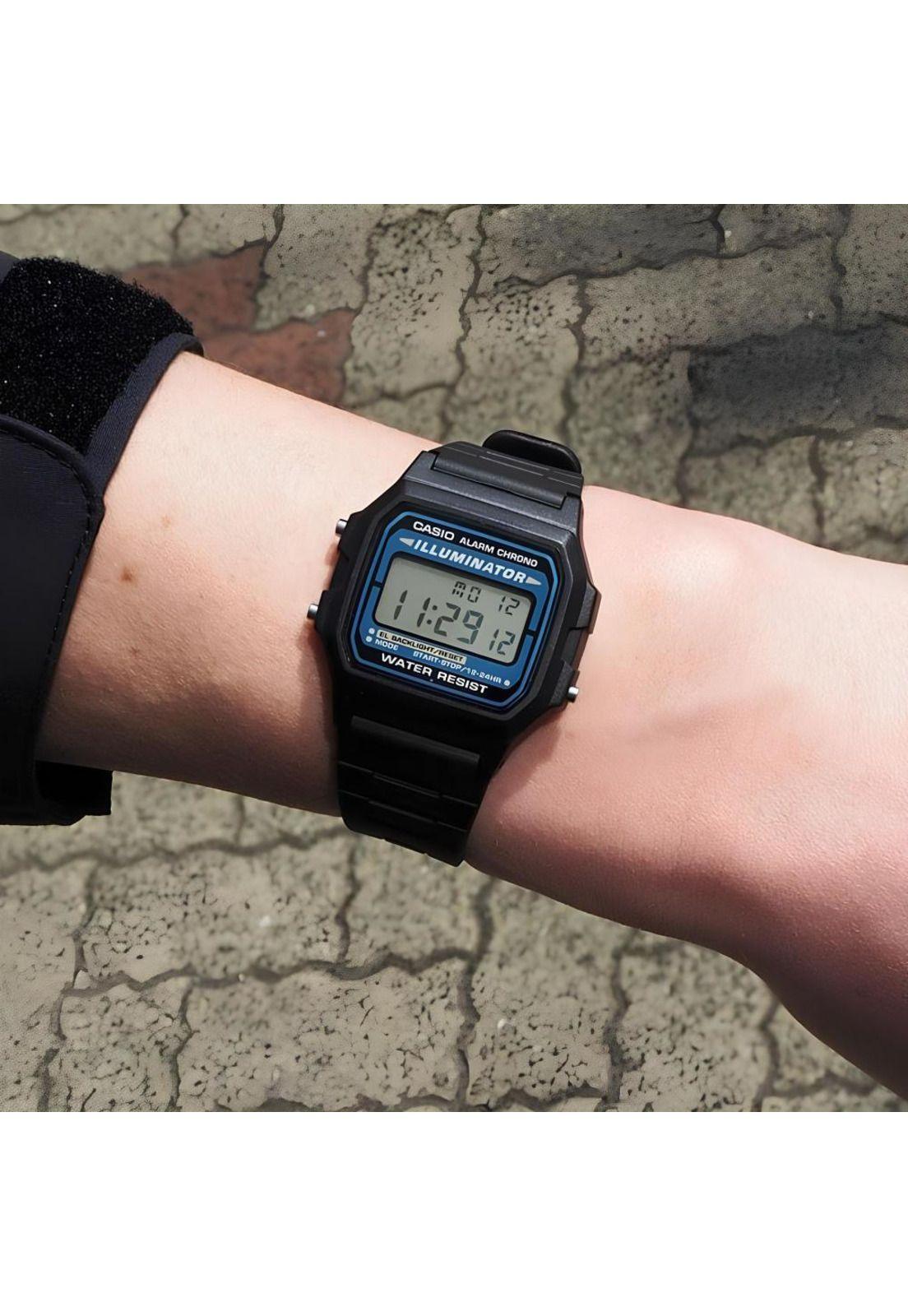 Reloj F-105w-1a Hombre Digital Resina-4