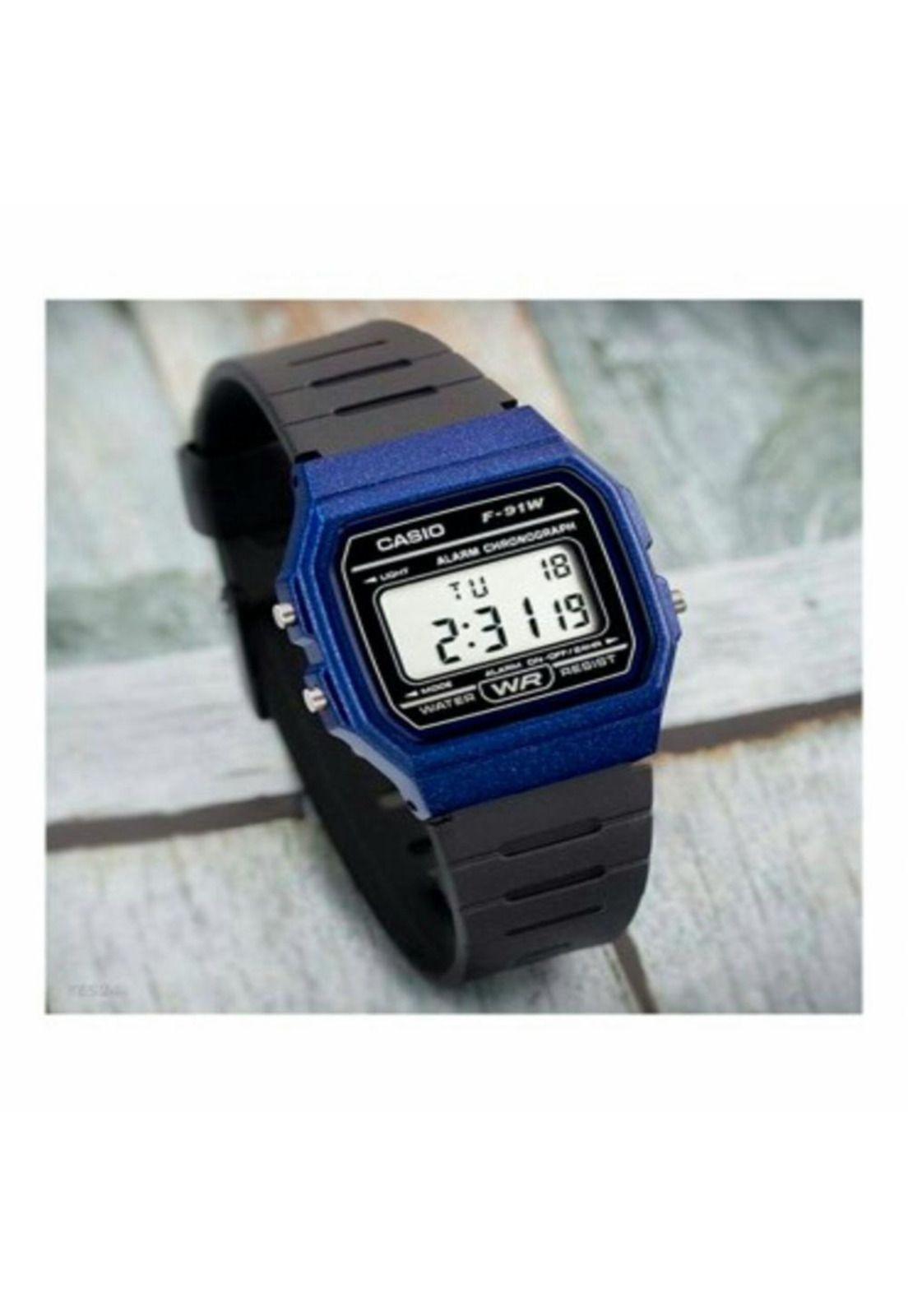 Reloj F-91wm-2a Hombre Digital Resina-3