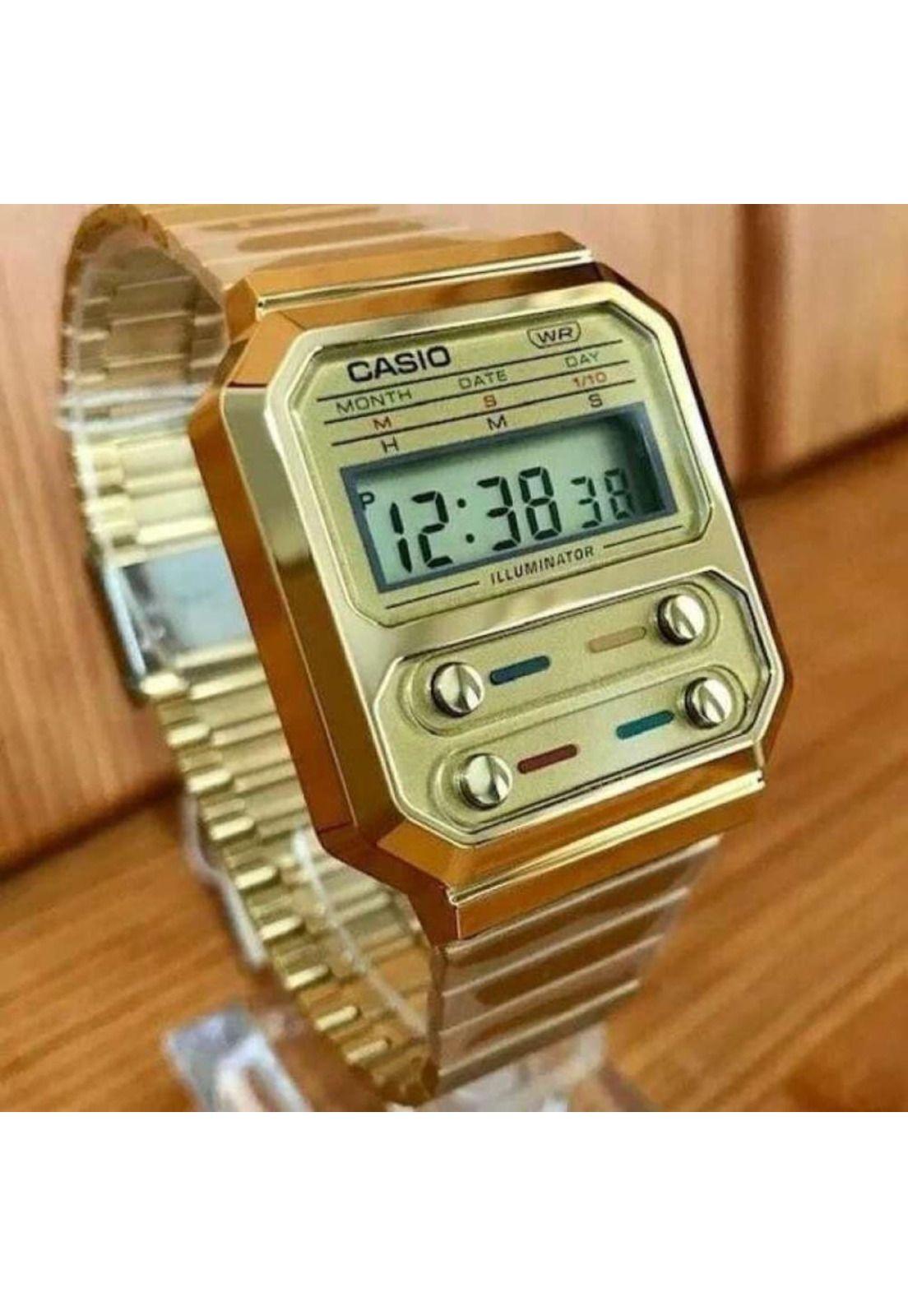 Reloj A-100weg-9a Vintage Digital Metal-2