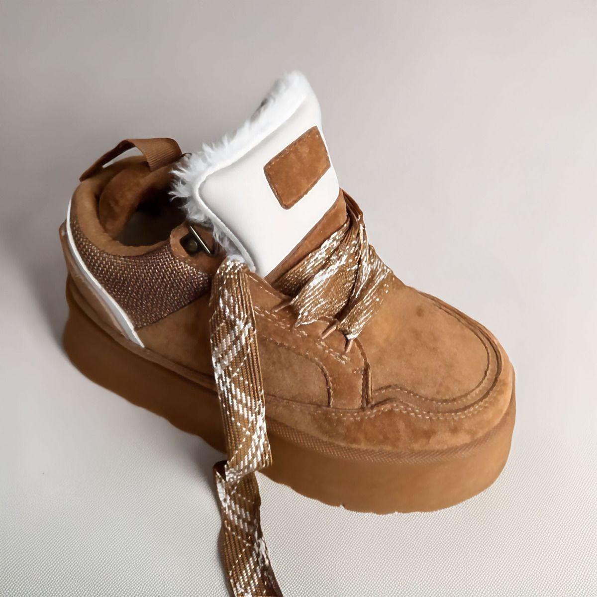 Zapatillas Invierno Camel | Chiporro y Suela Liviana - 7674-0