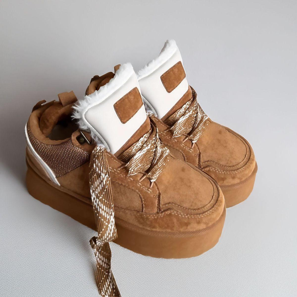 Zapatillas Invierno Camel | Chiporro y Suela Liviana - 7674-2