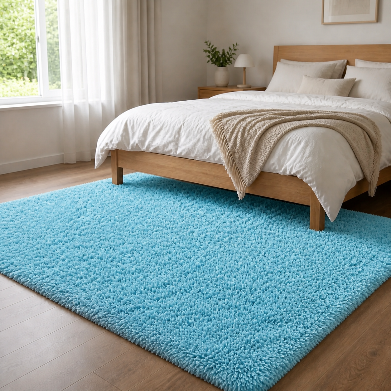 Alfombra Interior Shaggy Antideslizante 180x200 cm Calipso Armonia 026-3
