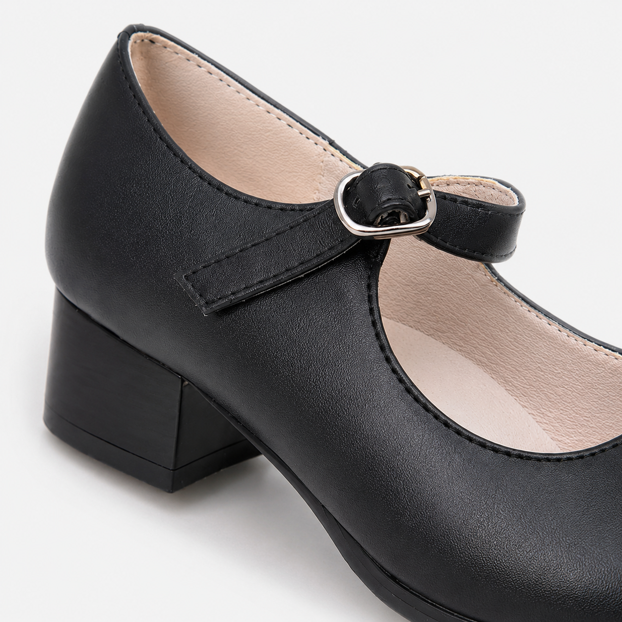 Zapatos Folclóricos Huasa Niña Con Taco 7290 Calidad Premium-7