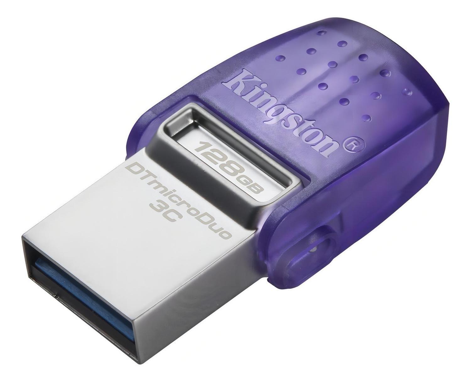 Pendrive Kingston Datatraveler Microduo 3c 128gb 3.2 Gen 1-2