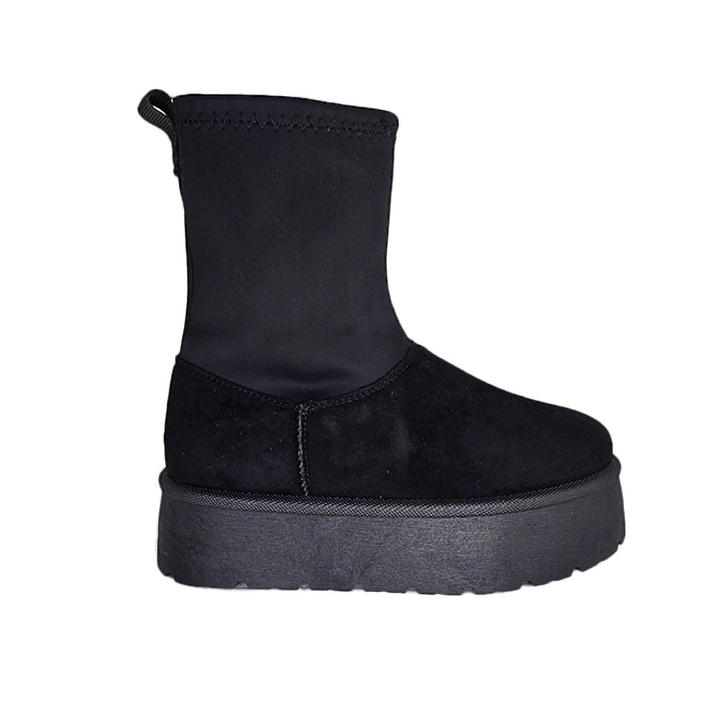 Botas con Plataforma Para Invierno calentitas De Mujer-0
