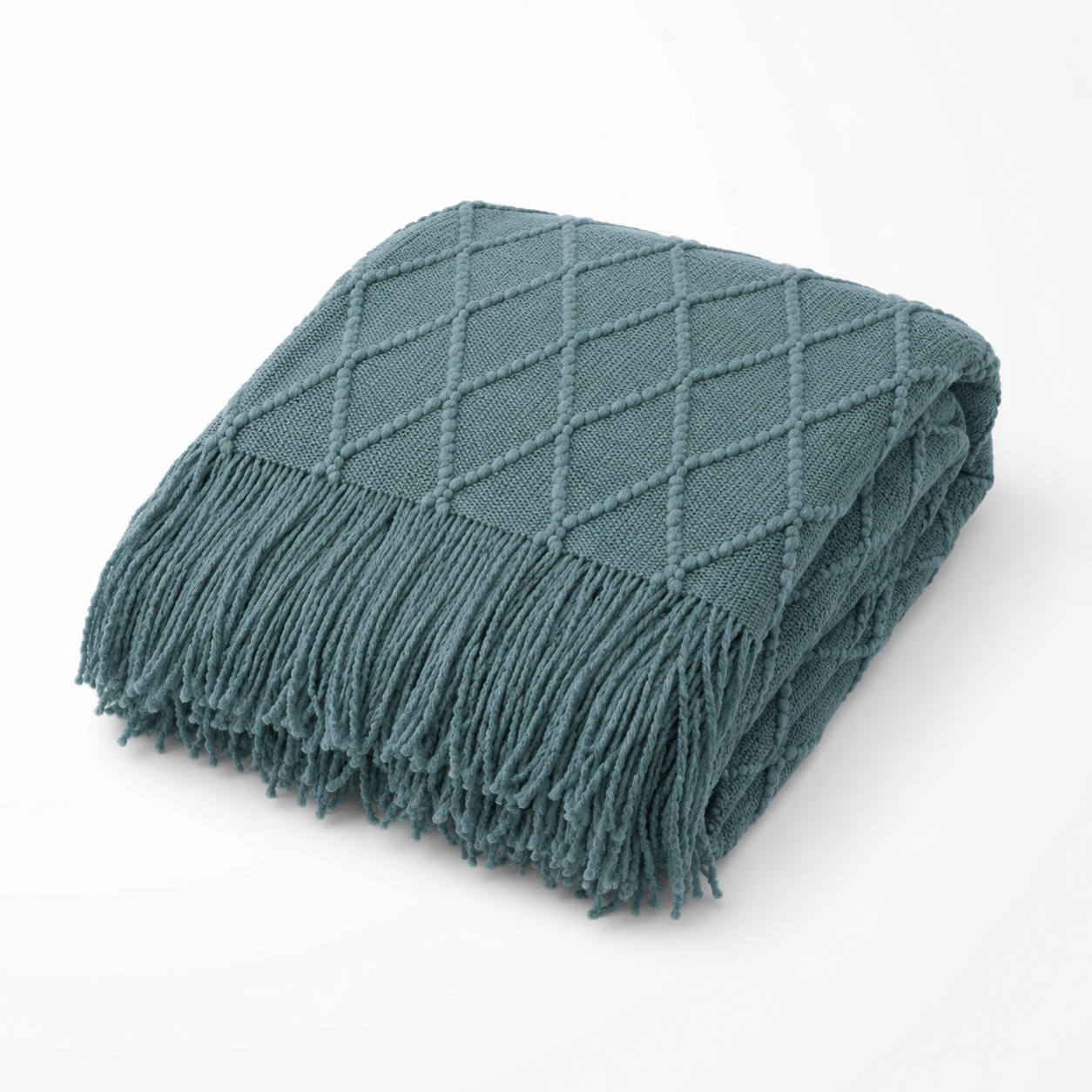 Manta Verde Liviana Decorativa Para Cama Y Sillón 012 para Hogar-6