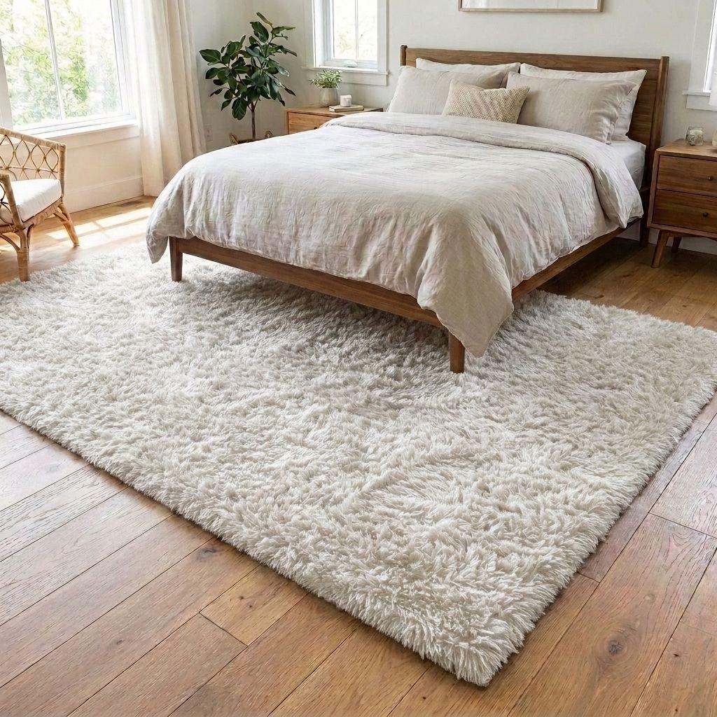 Alfombra Armonia Pelo Medio Blanco 150x200 cm Decorativa Living 026-5