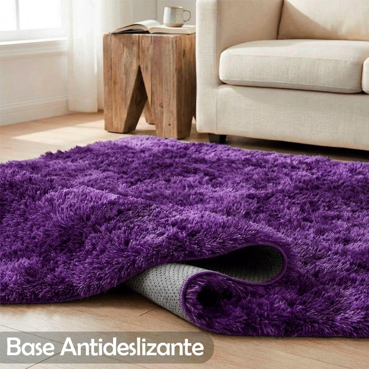 Alfombra Decorativa Shaggy Púrpura 150x200 cm Armonia para Interior 026-5