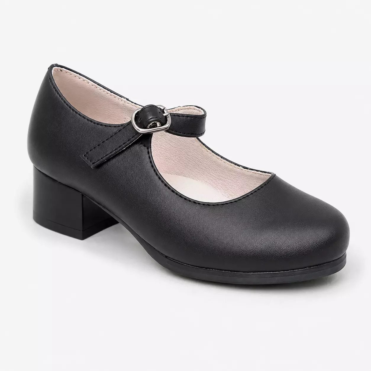 Zapatos Folclóricos Huasa Niña Con Taco Modelo 7290-6
