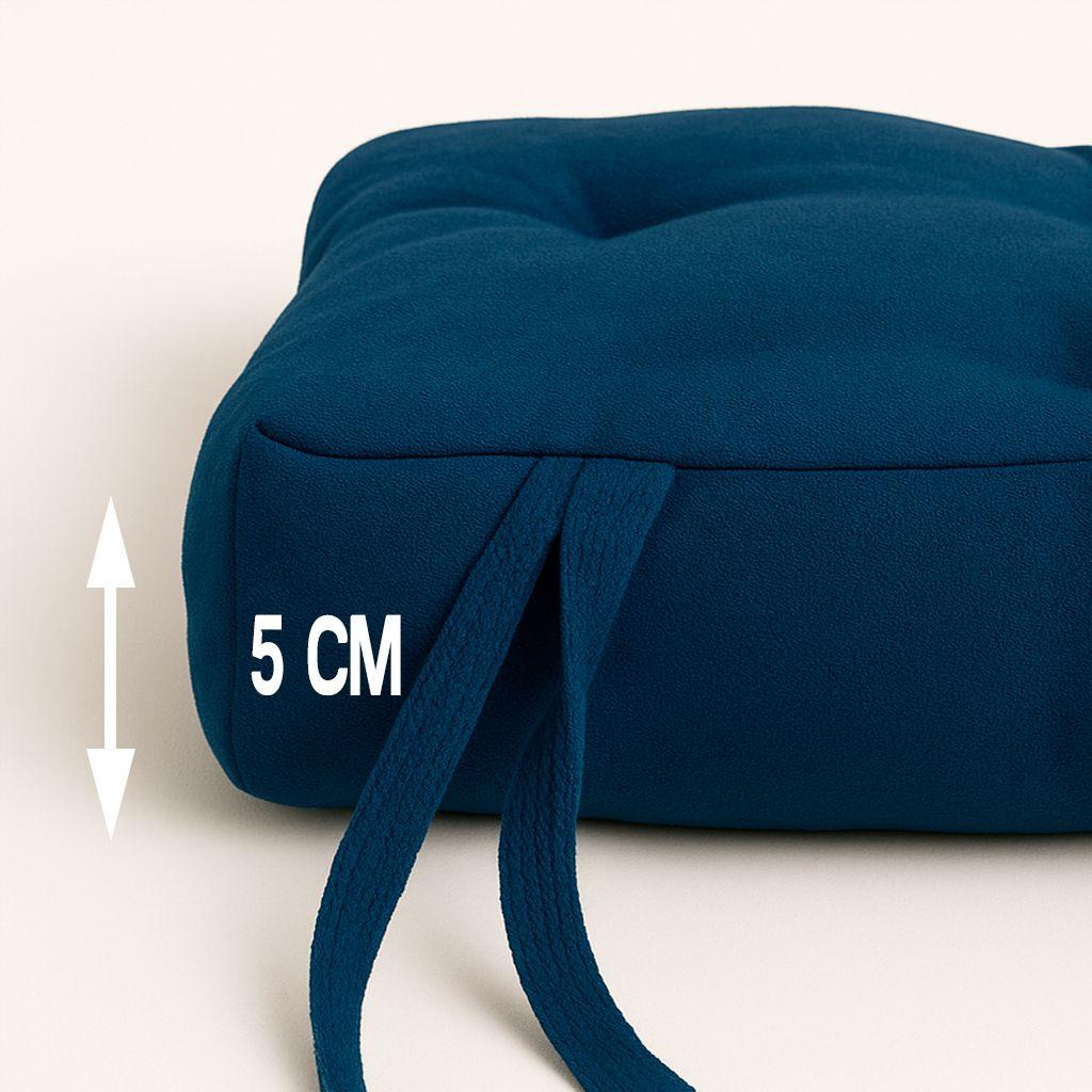 Cojín Azul Decorativo | Elegante y Grueso Interior 45x45 cm-1