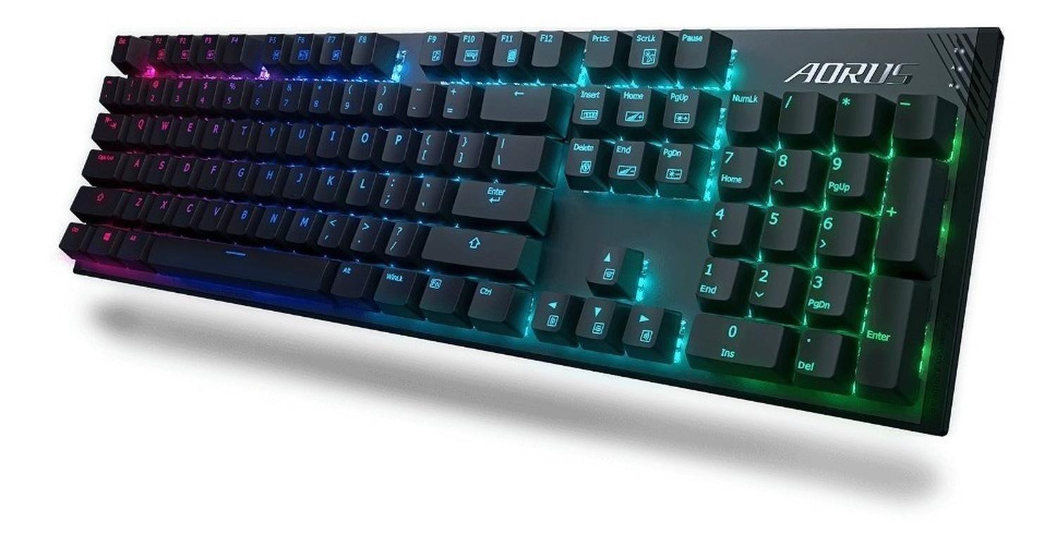 Teclado Mecanico Gamer Aorus K1 Rgb Cherry Mx Red Optical-0