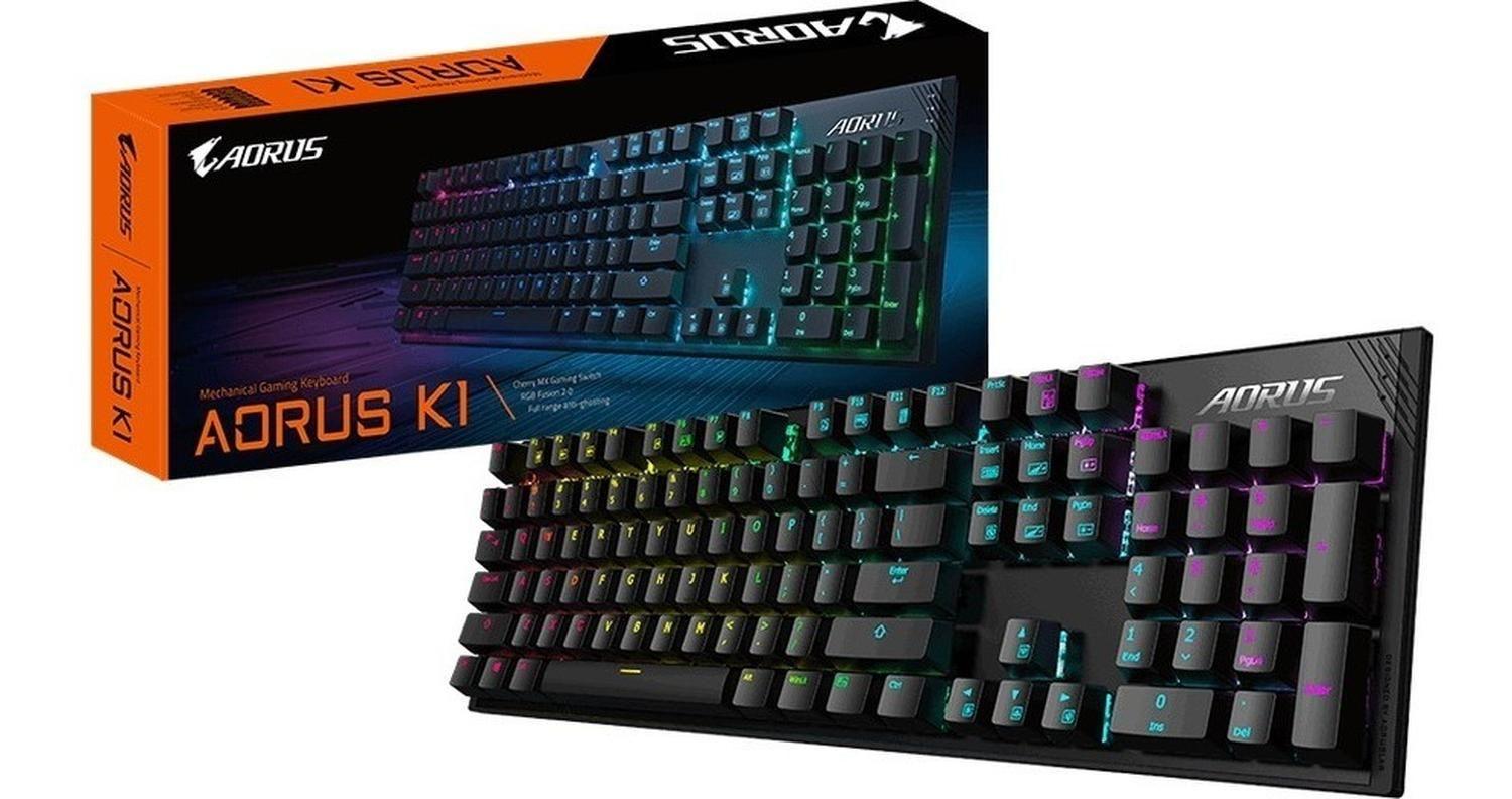 Teclado Mecanico Gamer Aorus K1 Rgb Cherry Mx Red Optical-1