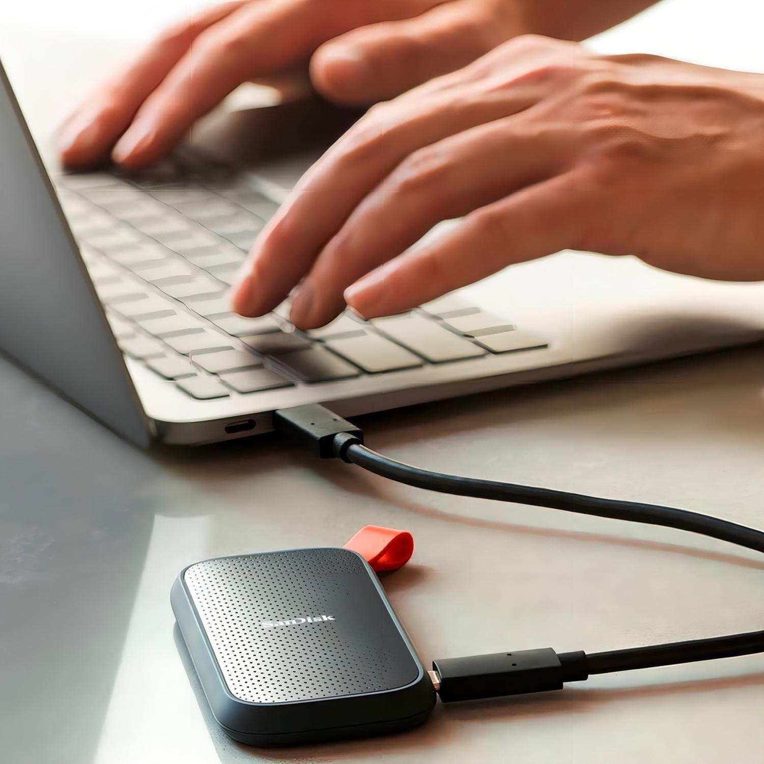 Disco Sólido Ssd Externo Sandisk Sdssde30-2t00-g25 2tb Mini-3