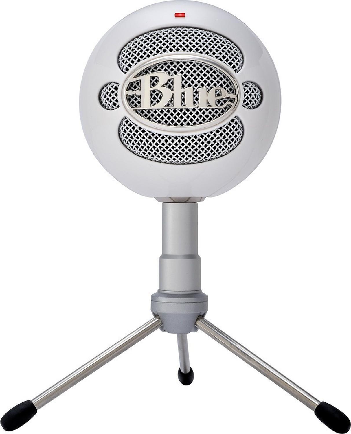 Microfono Profesional Blue Snowball Ice Blanco Logitech Flex-0