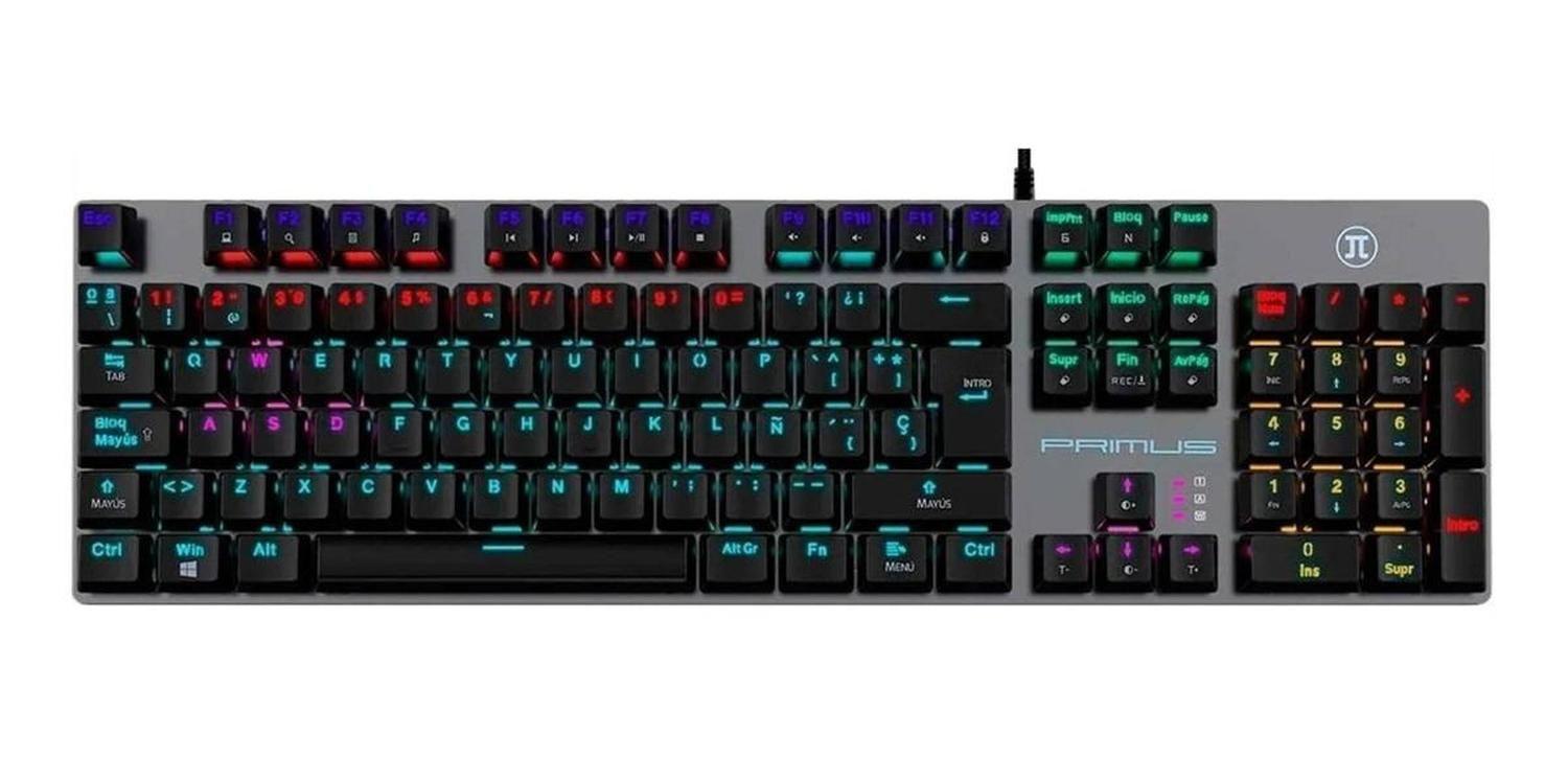 Teclado Gamer Primus Ballista90t Qwerty Mecanico Switch Red-0