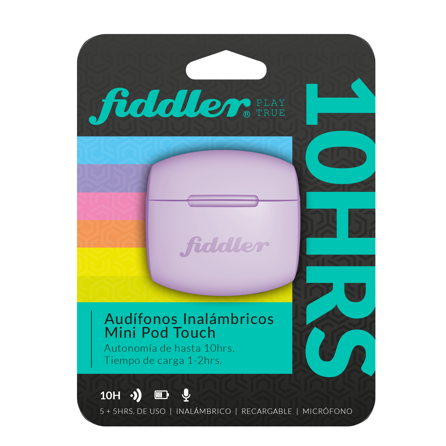 Audífono Fiddler Colors Morado-4