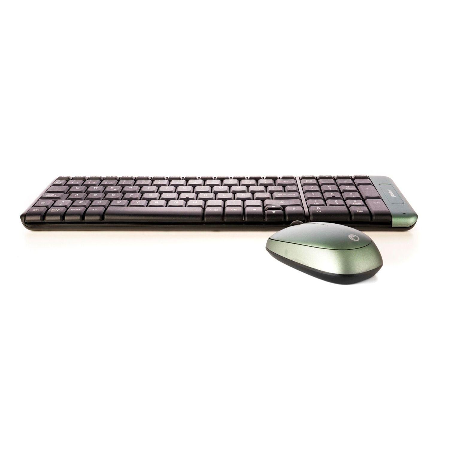 Kit Teclado + Mouse Verde Fiddler-1
