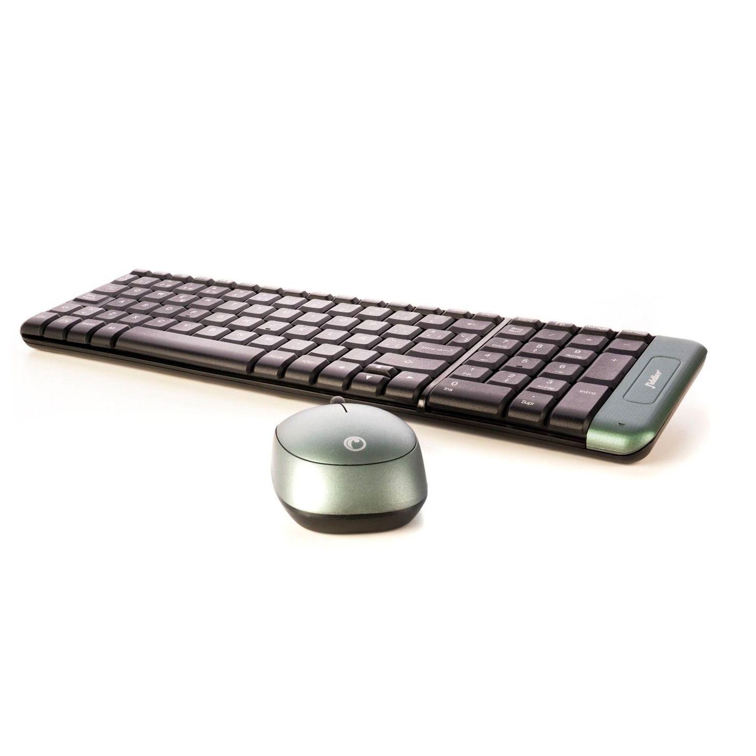 Kit Teclado + Mouse Verde Fiddler-2