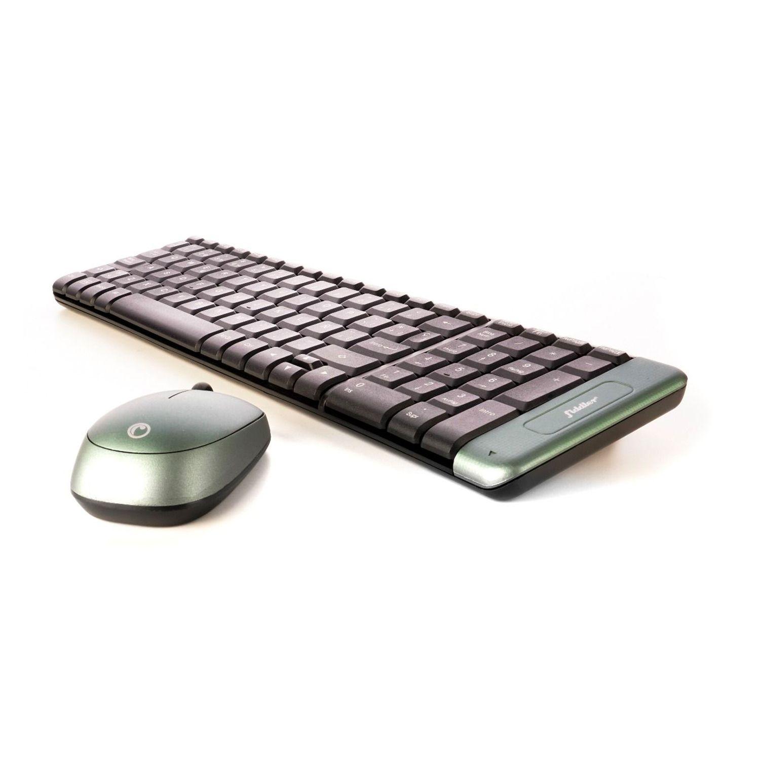 Kit Teclado + Mouse Verde Fiddler-3