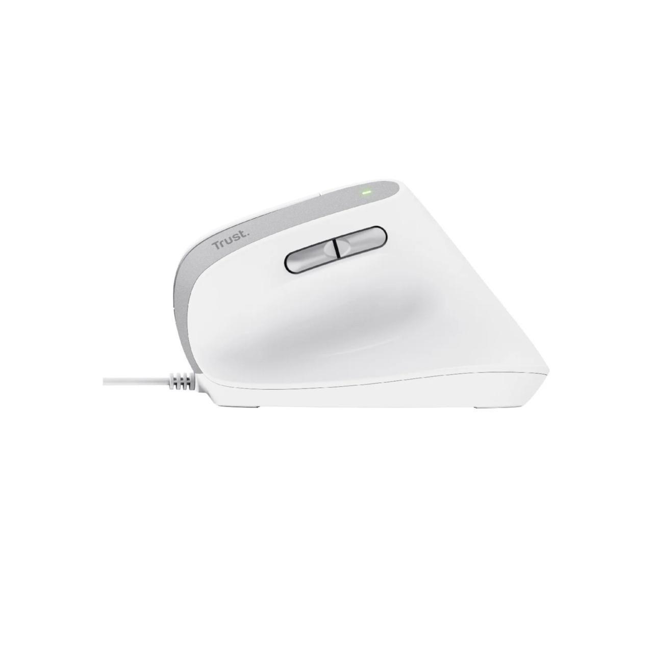 Mouse Ergo Bayo II Blanco con Cable-3