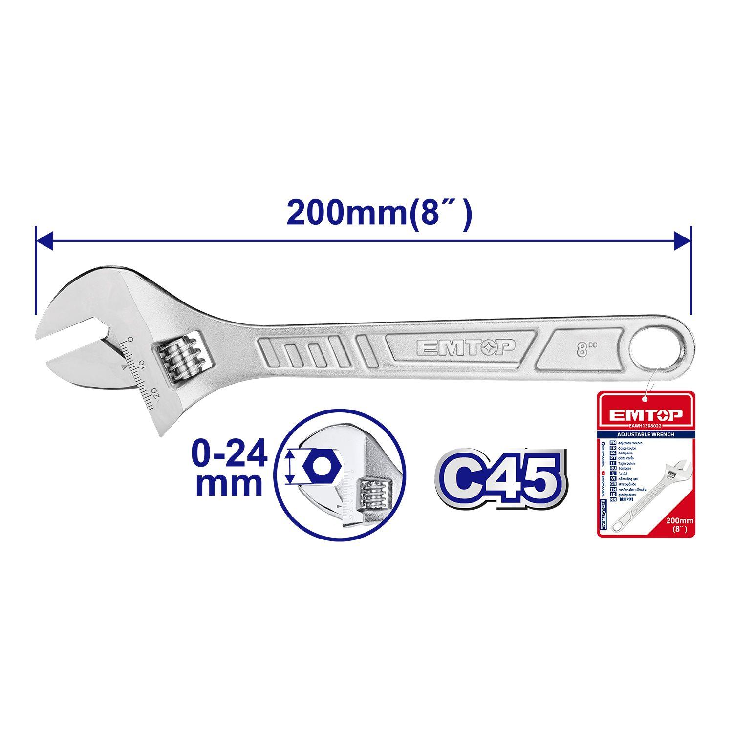 Llave Ajustable 8"-1